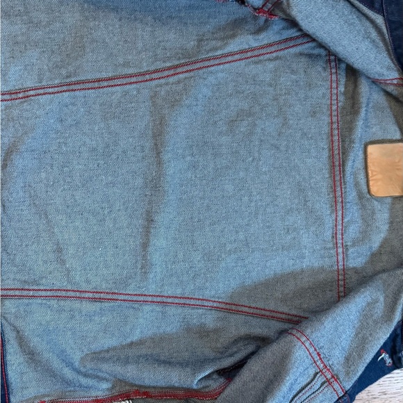 B SIDES Blue Jean Jacket with Gold Buttons (jeans not included!See other listing - Picture 7 of 12